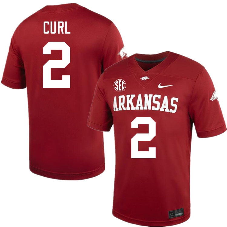 Kam Curl Arkansas Jersey,Arkansas Razorbacks #2 Kam Curl Jersey Youth College-Cardinal